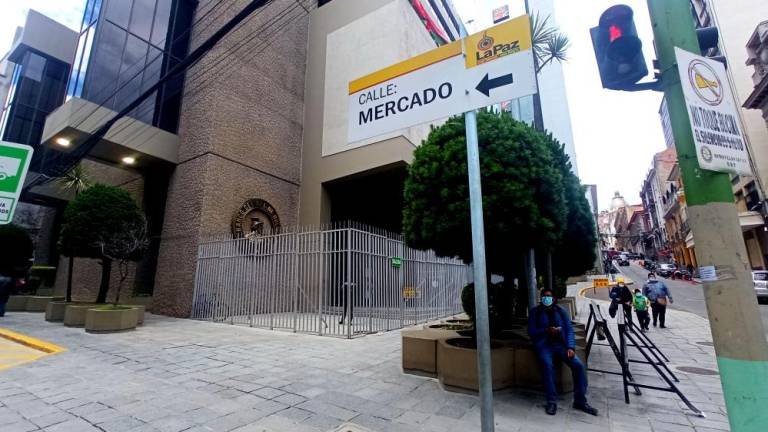 Fachada del Banco Central de Bolivia en el centro de La Paz Víctor Gutiérrez / Página Siete