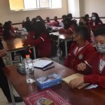 Estudiantes en la escuela Marcelo Quiroga en Tiquipaya. | José Rocha