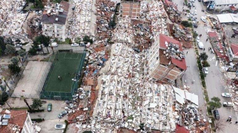 Una vista aérea de la destrucción que ocasionó el terremoto en Turquía y Siria. | Agencias